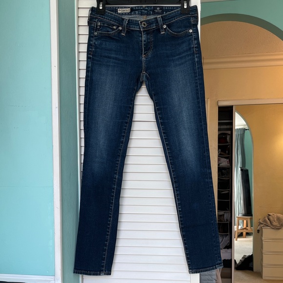 Ag Adriano Goldschmied Denim - AG Jeans the legging ankle super skinny Women's Blue Jeans, size 25,